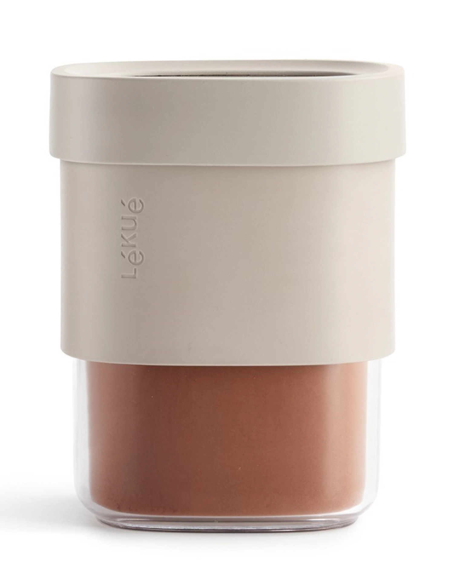 Flip boîte de rangement m beige, 0.6-0.85l