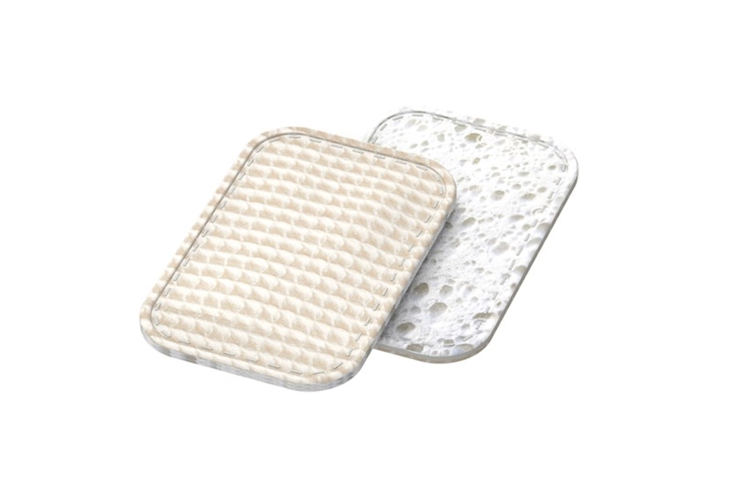 Lot de 2 éponges de nettoyage en cellulose