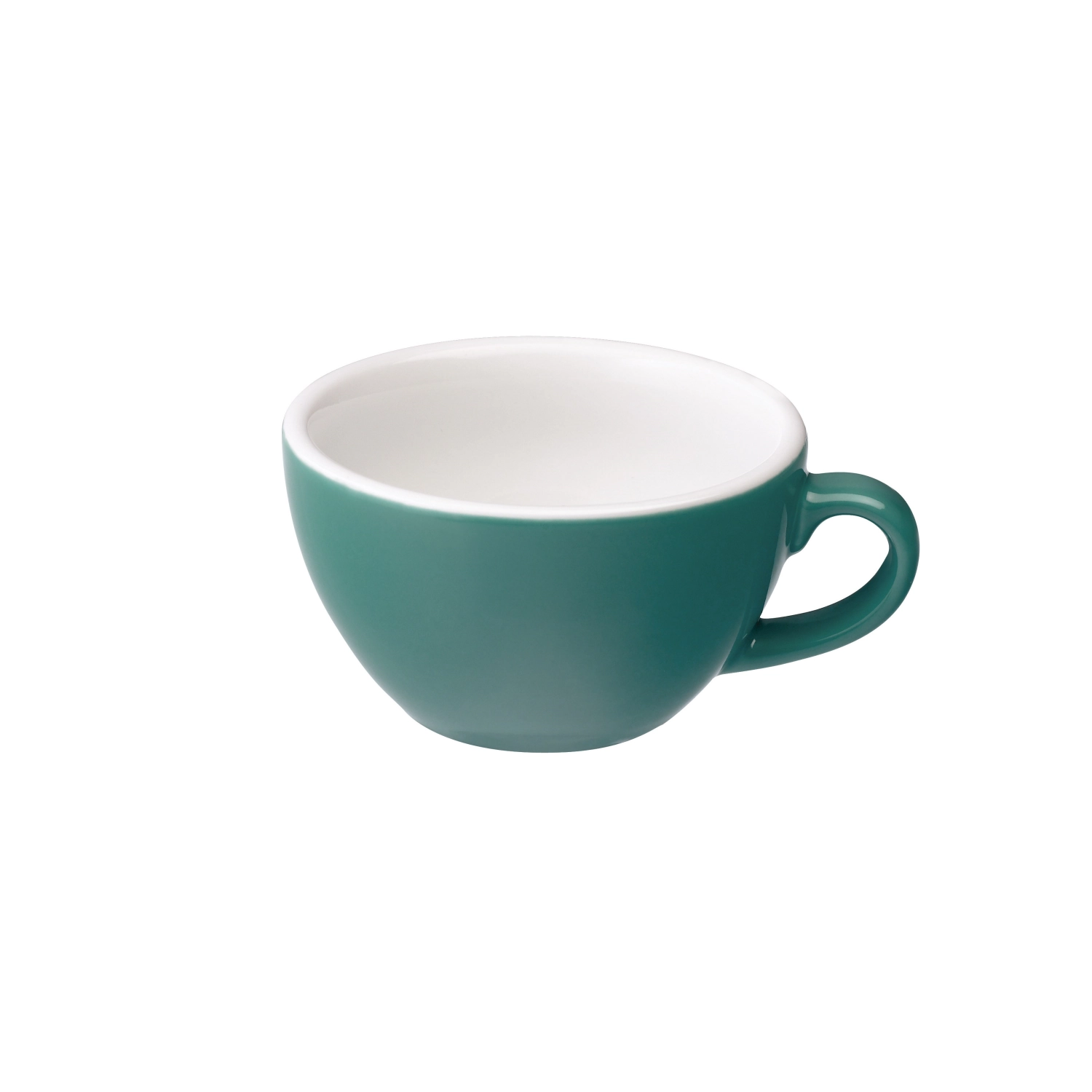 200ml tasse à café bleu vert teal, egg