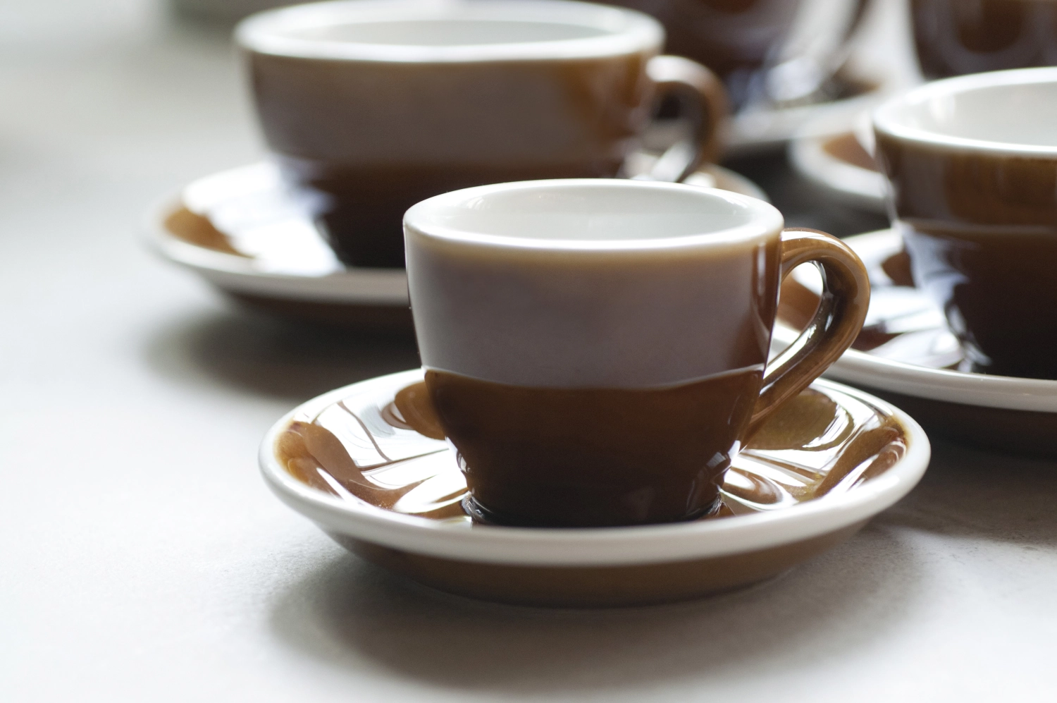 11.5cm soucoupe à espresso brown, egg