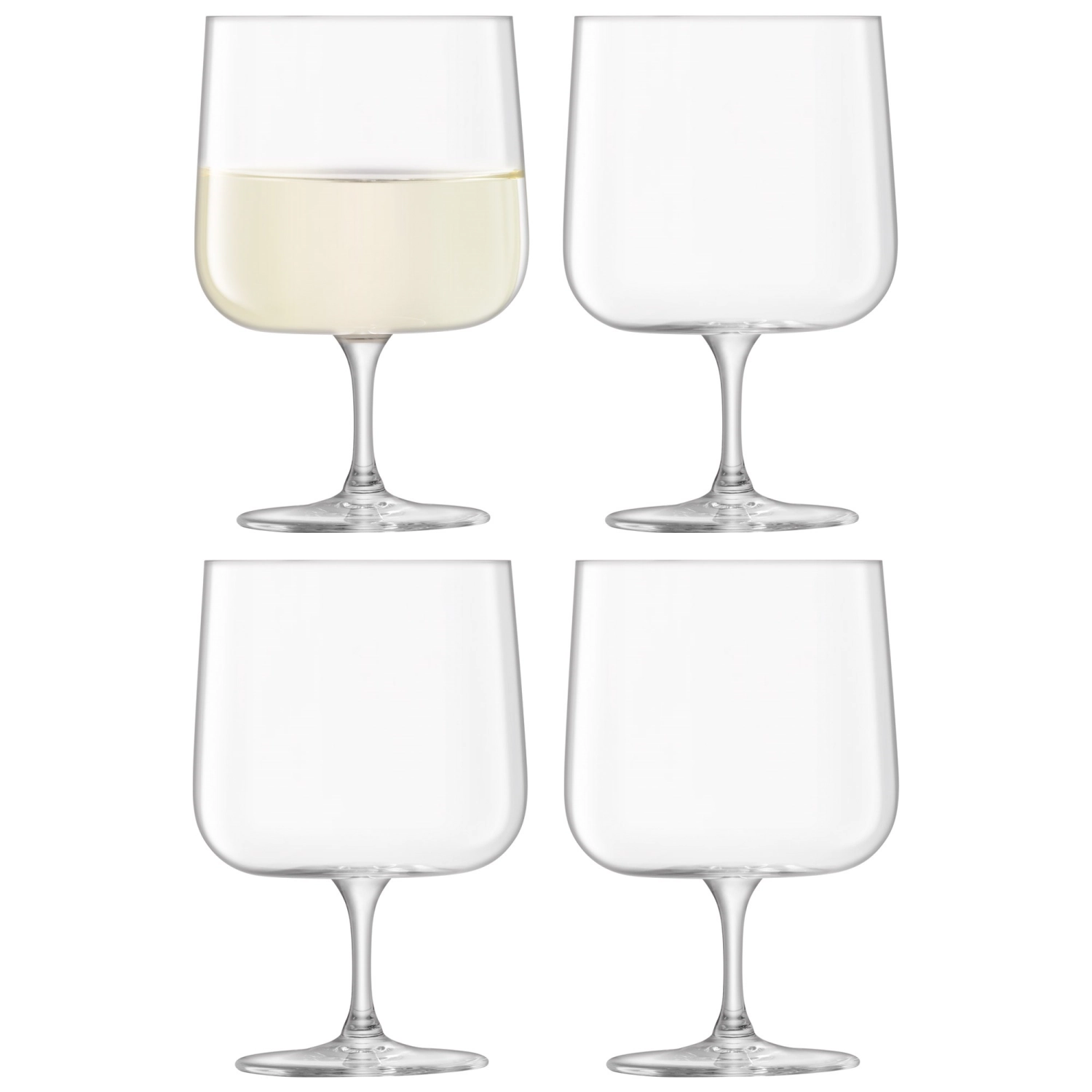 Set de 4 verres à vin arc 340ml clear