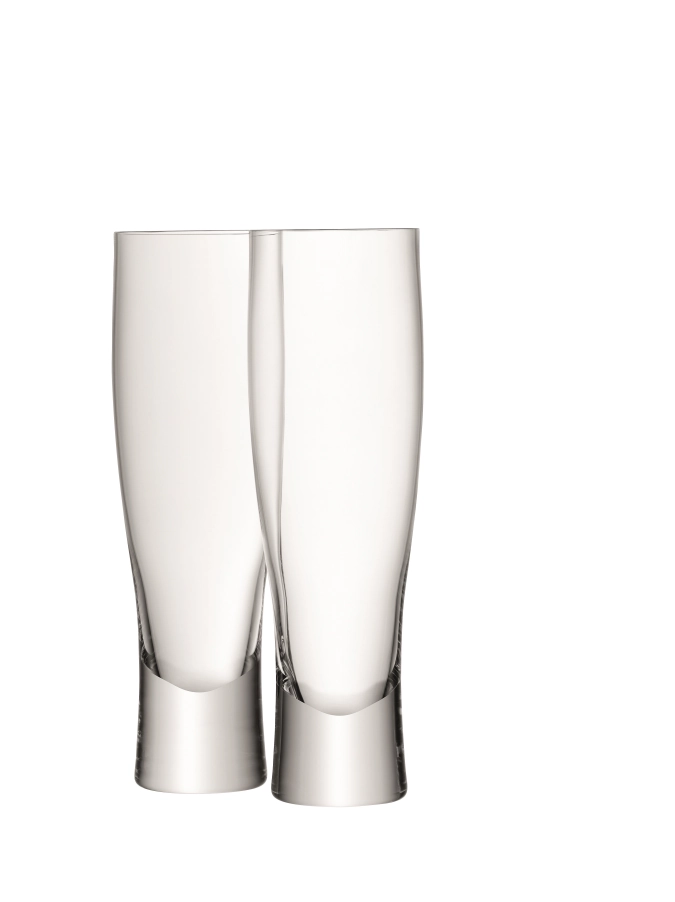 Set de 2 verres à bière bar 550ml - transparent