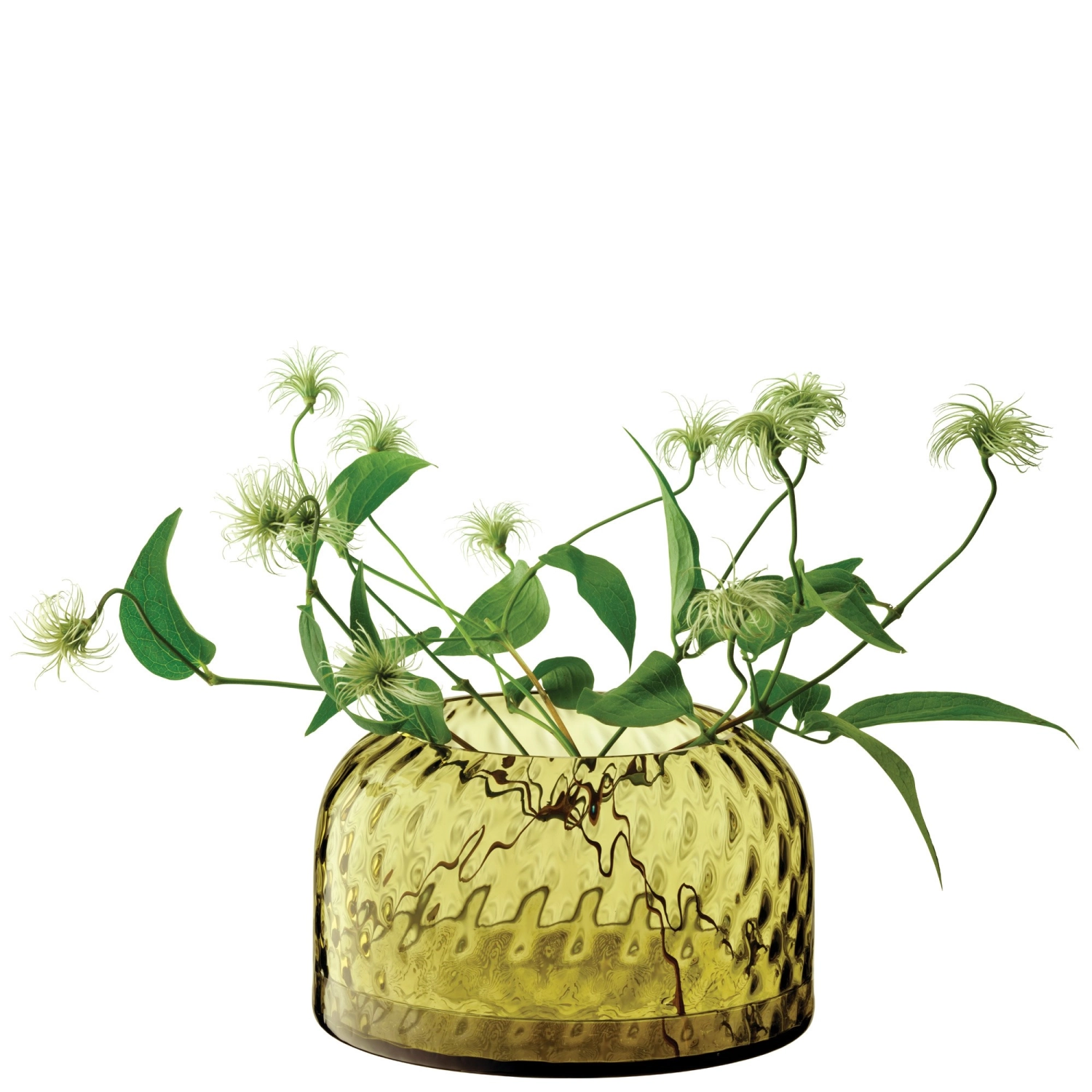 Dapple vase h10.5cm - vert forêt