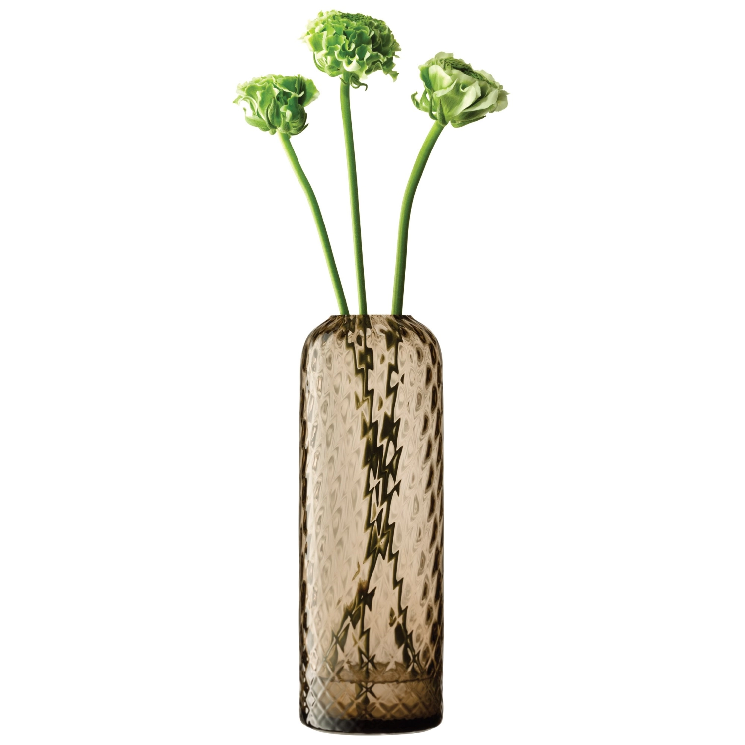 Dapple vase h26.5cm - marron terre