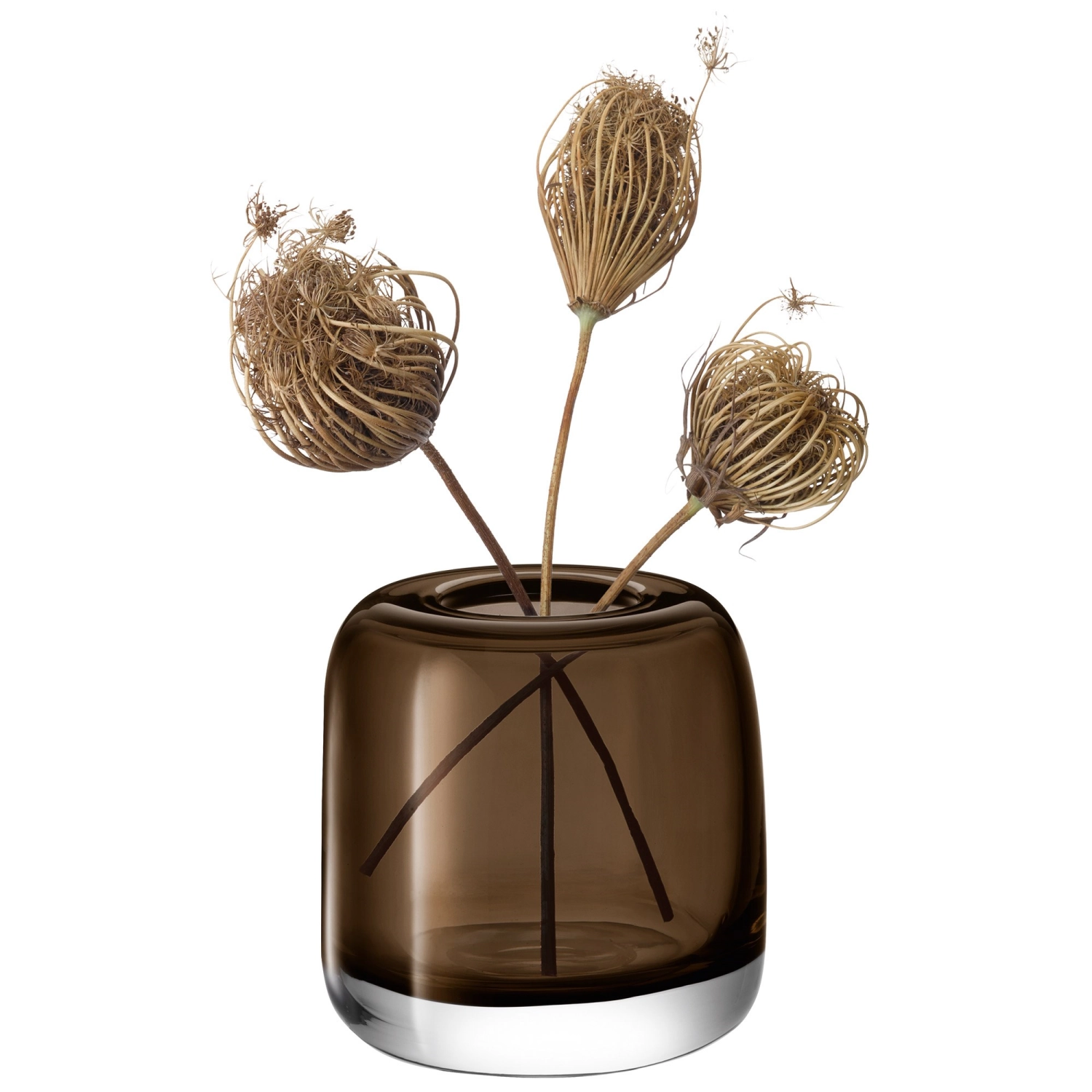 Melt vase h15cm brun clair