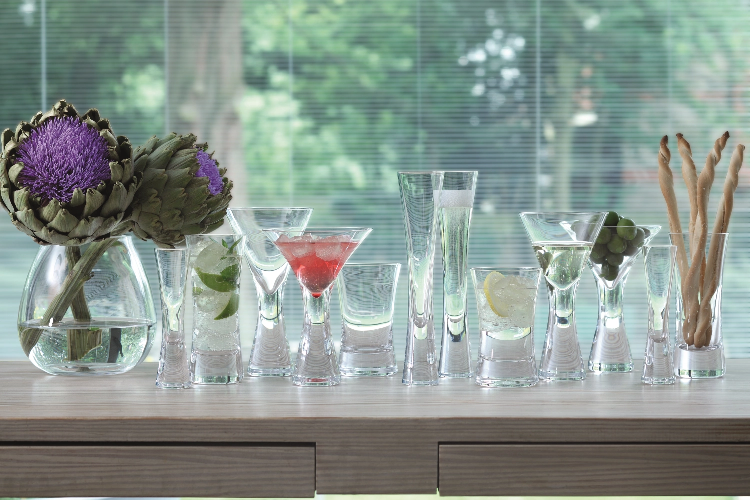 2er Set Moya Cocktailglas 300ml transparent