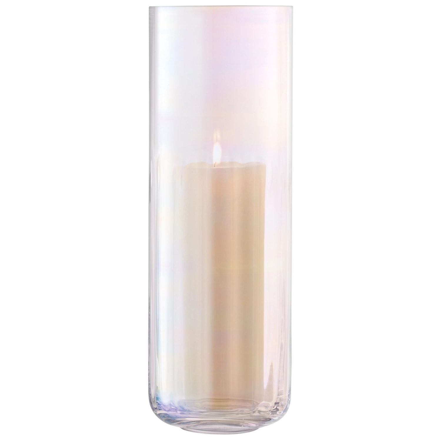 Pearl lanterne/vase h38.5cm nacre