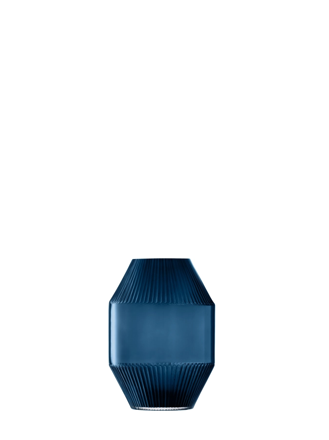 Rotunda vase h37cm bleu saphir