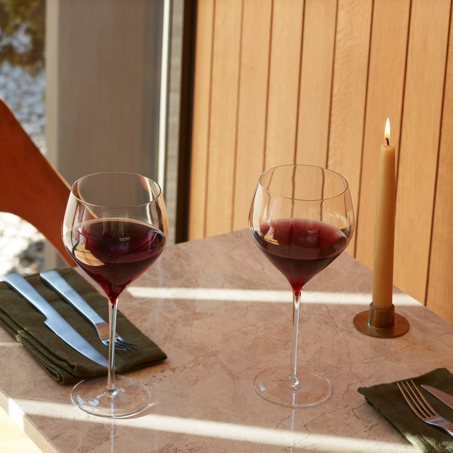 Lot de 2 verres à vin rouge Savoy 590 ml clair