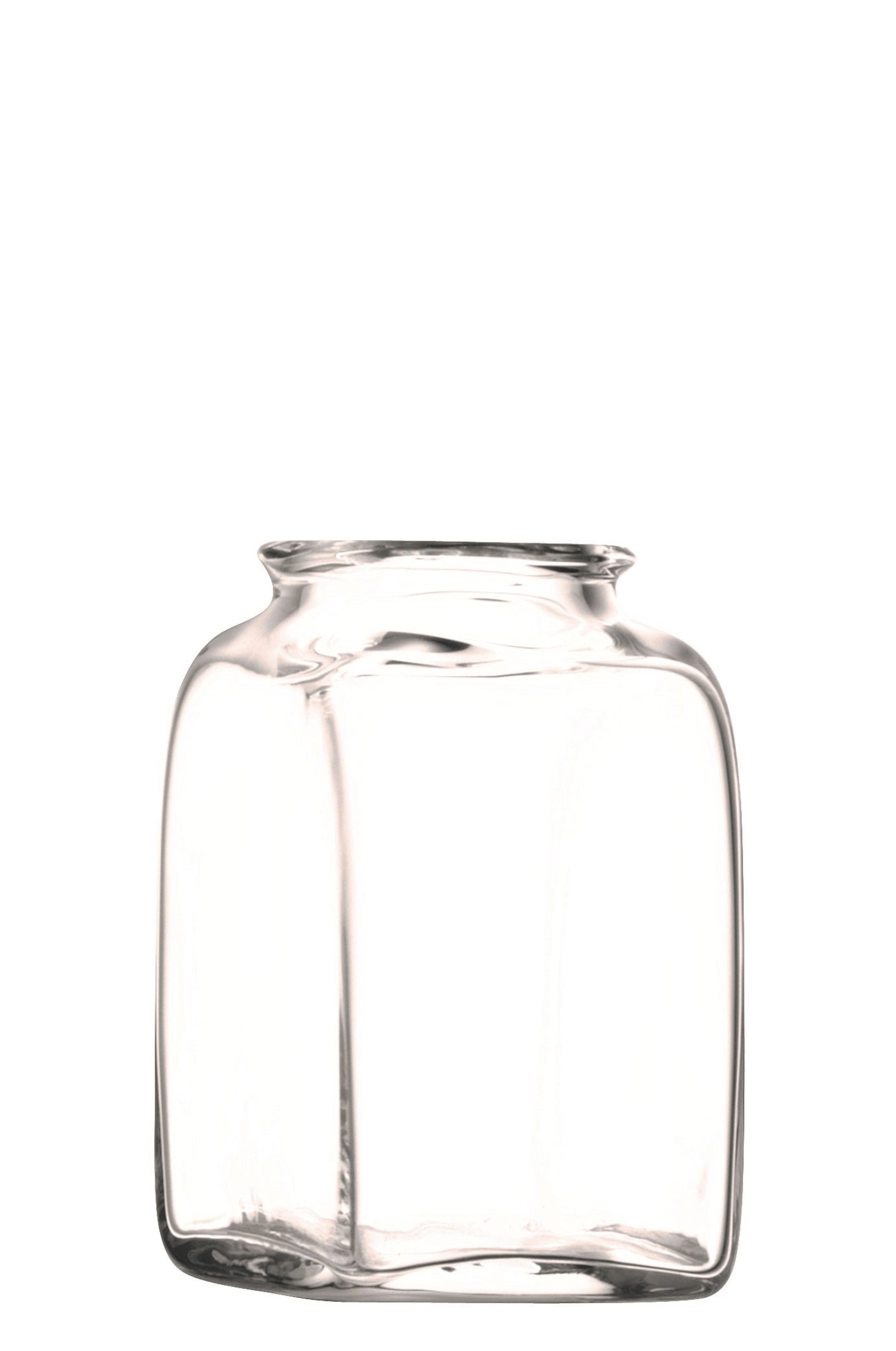 Umberto vase h14cm transparent