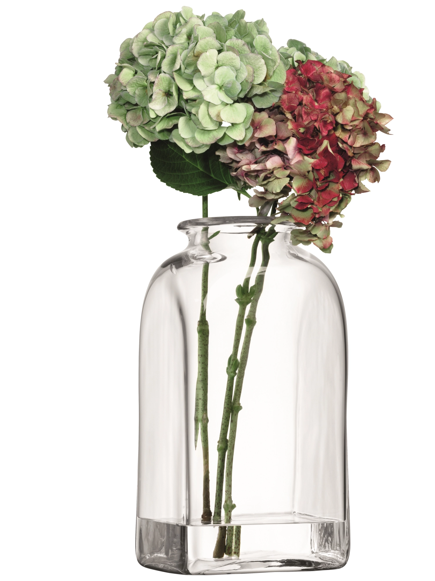Umberto vase h40cm transparent
