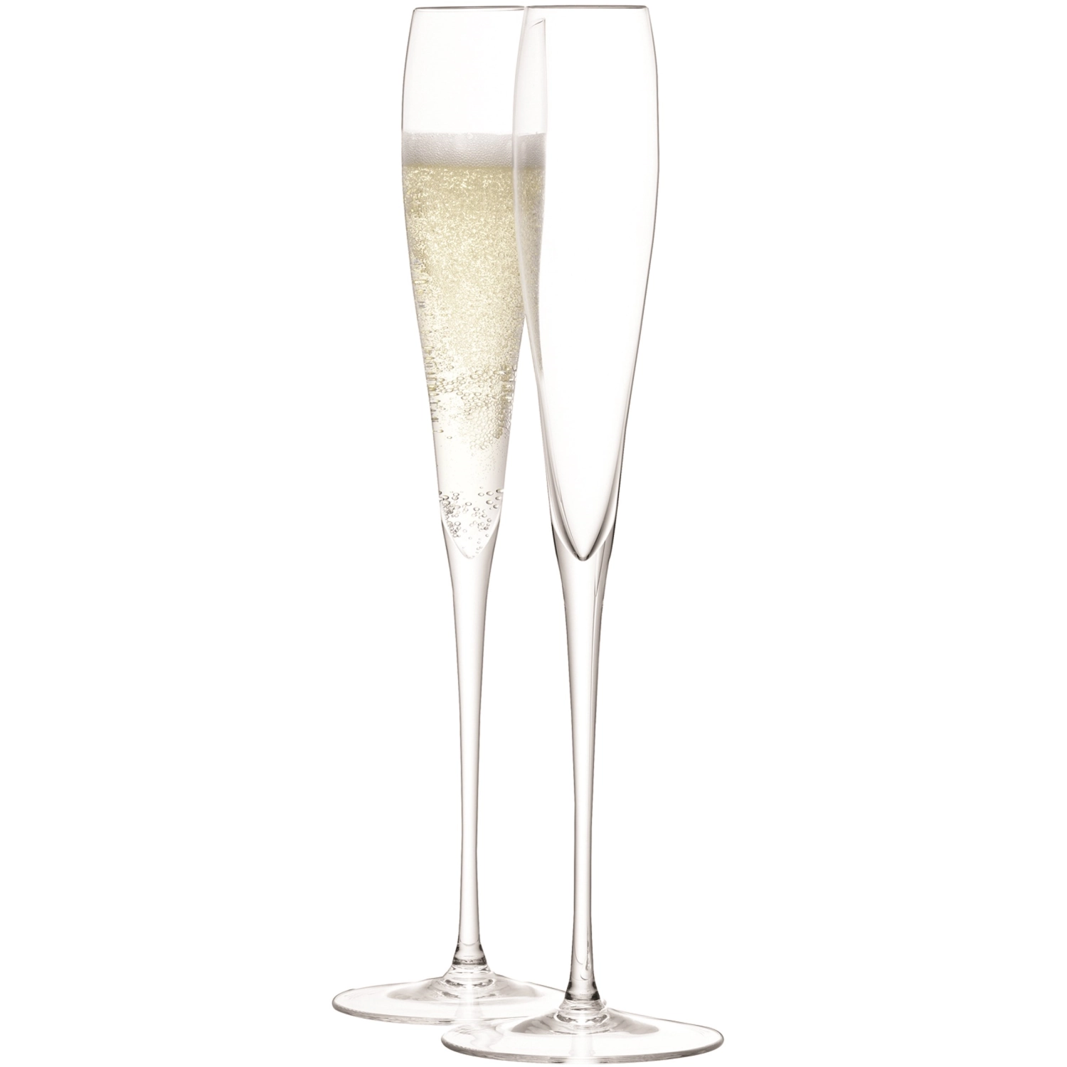 Set de 2 coupes à champagne wine 100ml - transparent