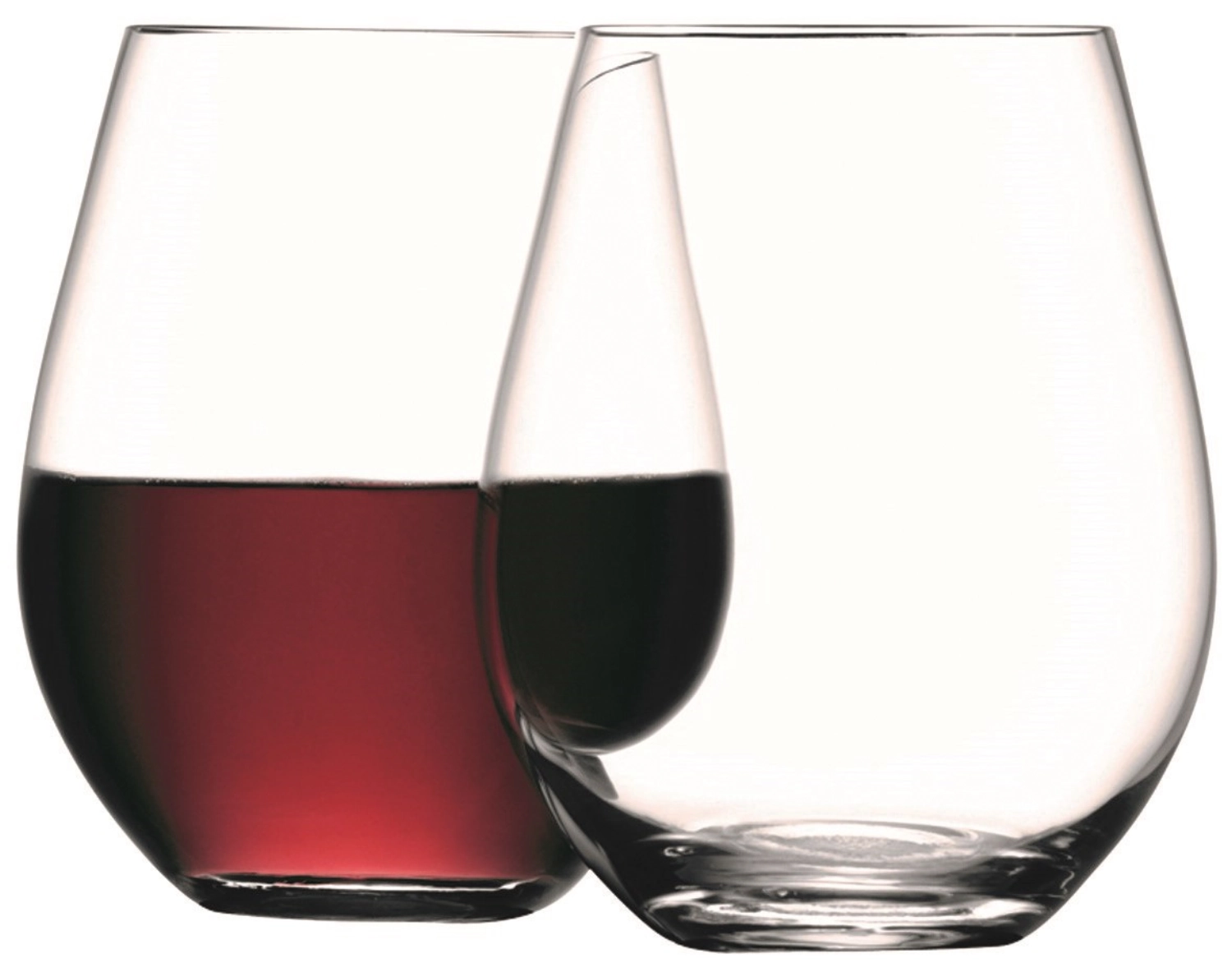 Set de 2 grandes coupes à vin wine 530ml transparent