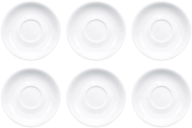 6er Set Kaffee Untertasse