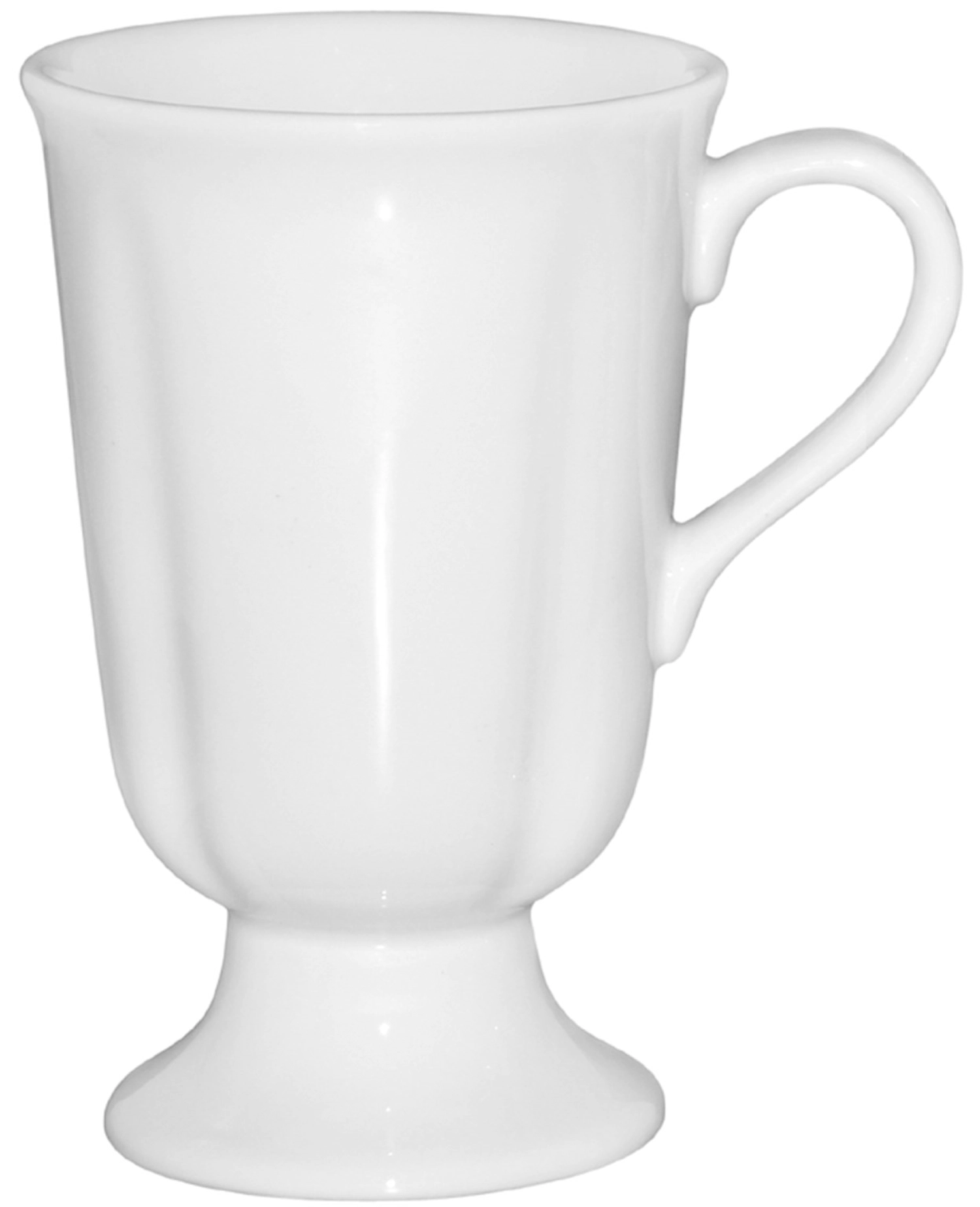 Tasse sur pied café blanc uni 0.25lt