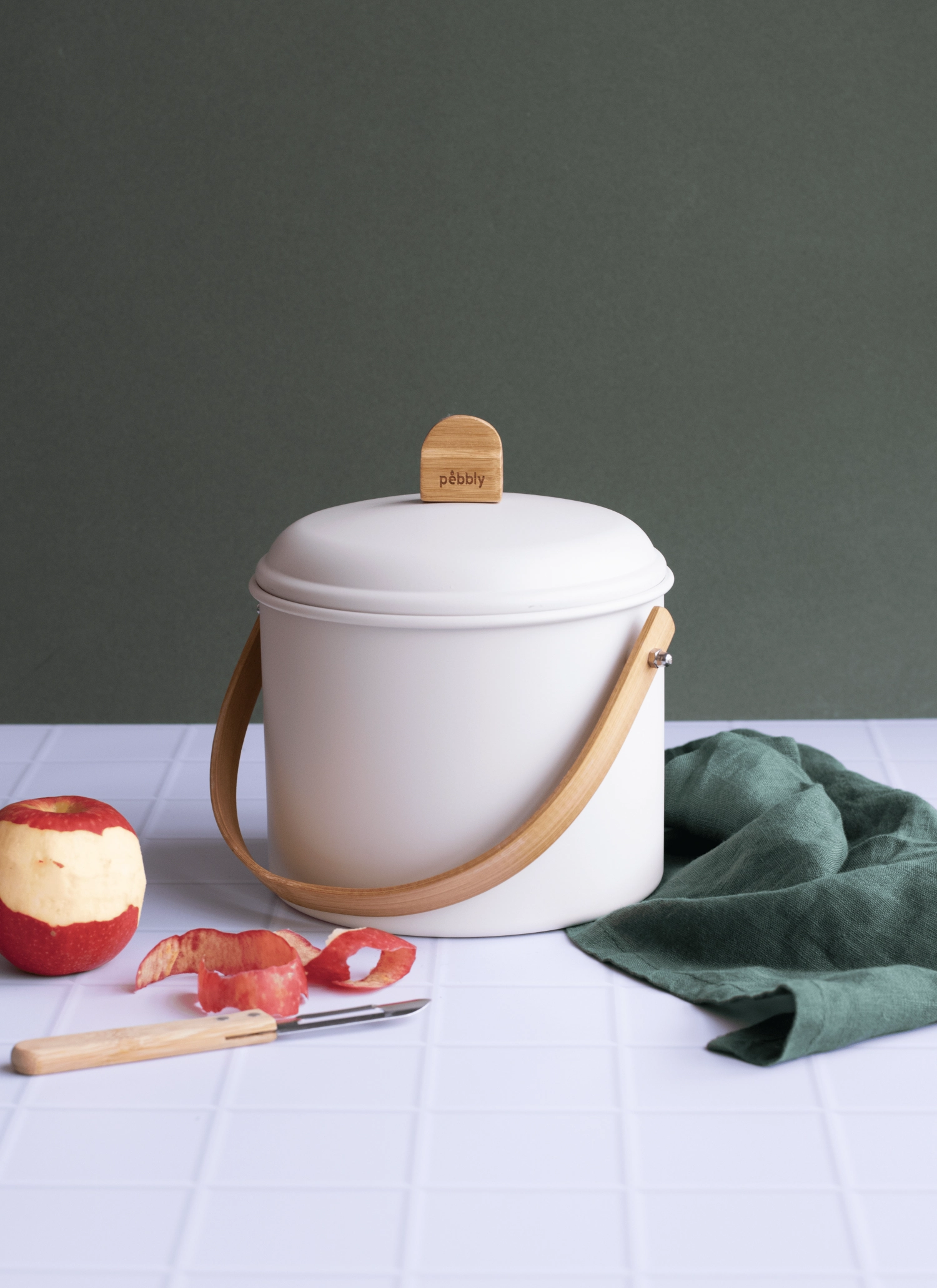 Bac à compost avec filtre à charbon