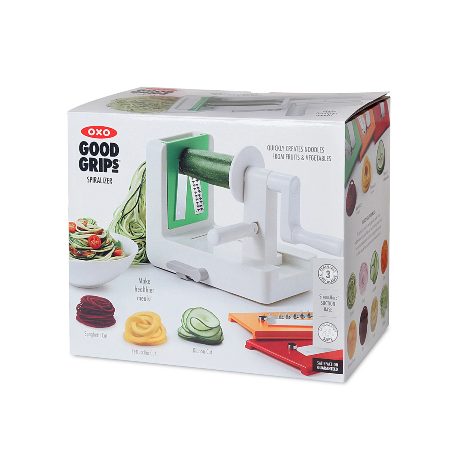 Coupe-légumes spiralizer avec 3 accessoires