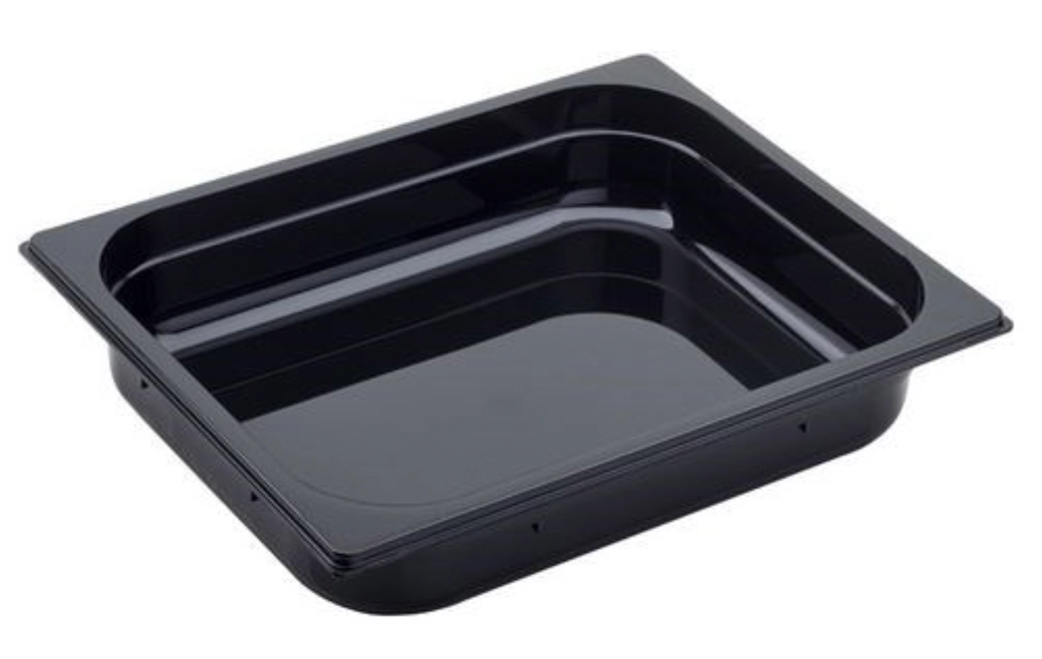 Bac gn 1/2 200 polycarbonate noir 32.5x26.5cm h20cm