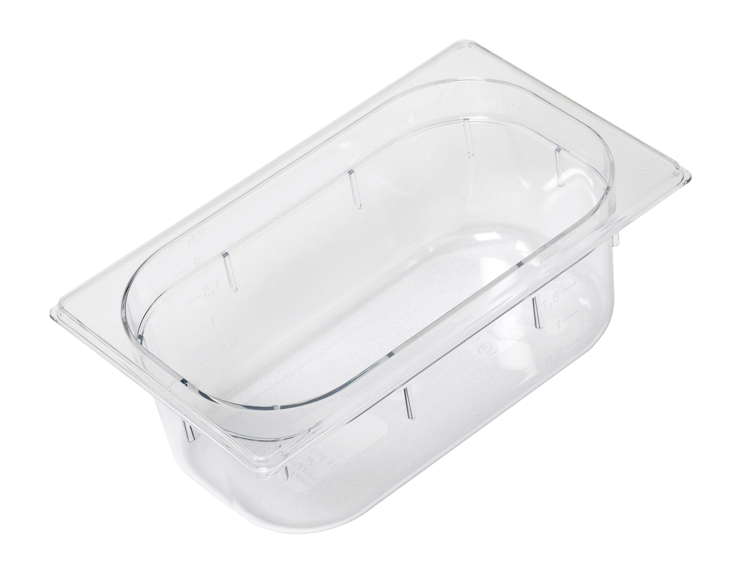 Bac gn 1/4 100 polycarbonate 26.5x16.2cm h10cm