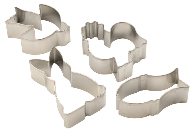 4tlg. Teigausstecher Set Tiere