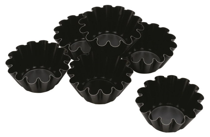 Lot de 6 moules à brioche D8x4cm