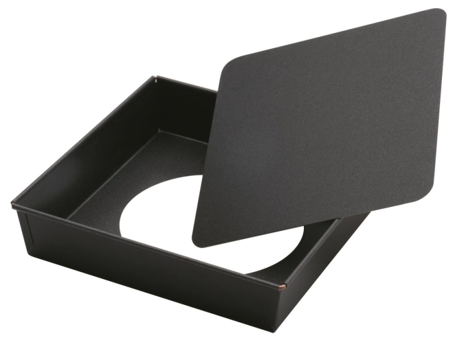 Moule à gâteau carré fond antiadhésif en vrac 24x24x5cm