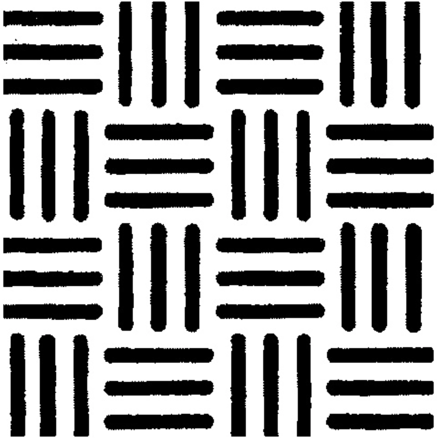 Grille de décoration triasique perforée plastique