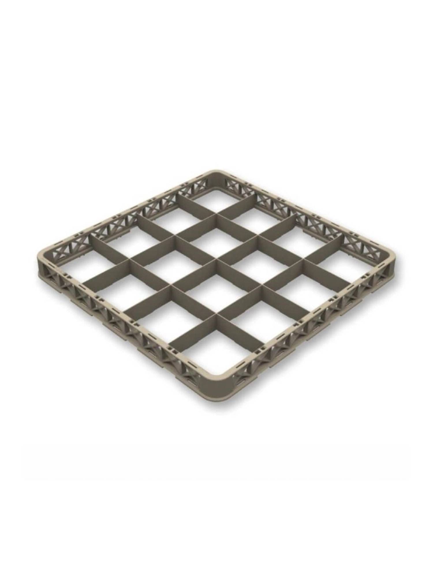 Aufsatz offen 16 Fächer Glas max D11.3cm