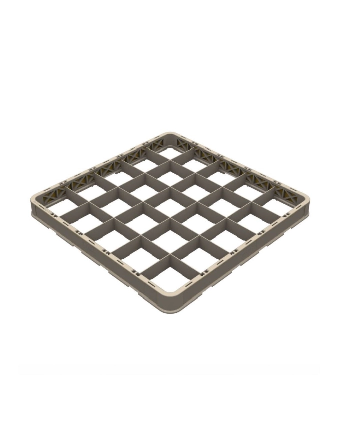 Aufsatz geschlossen 25 Fächer Glas max D8.9cm