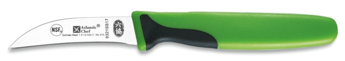 Atlantic Chef couteau à parer courbé 7cm vert