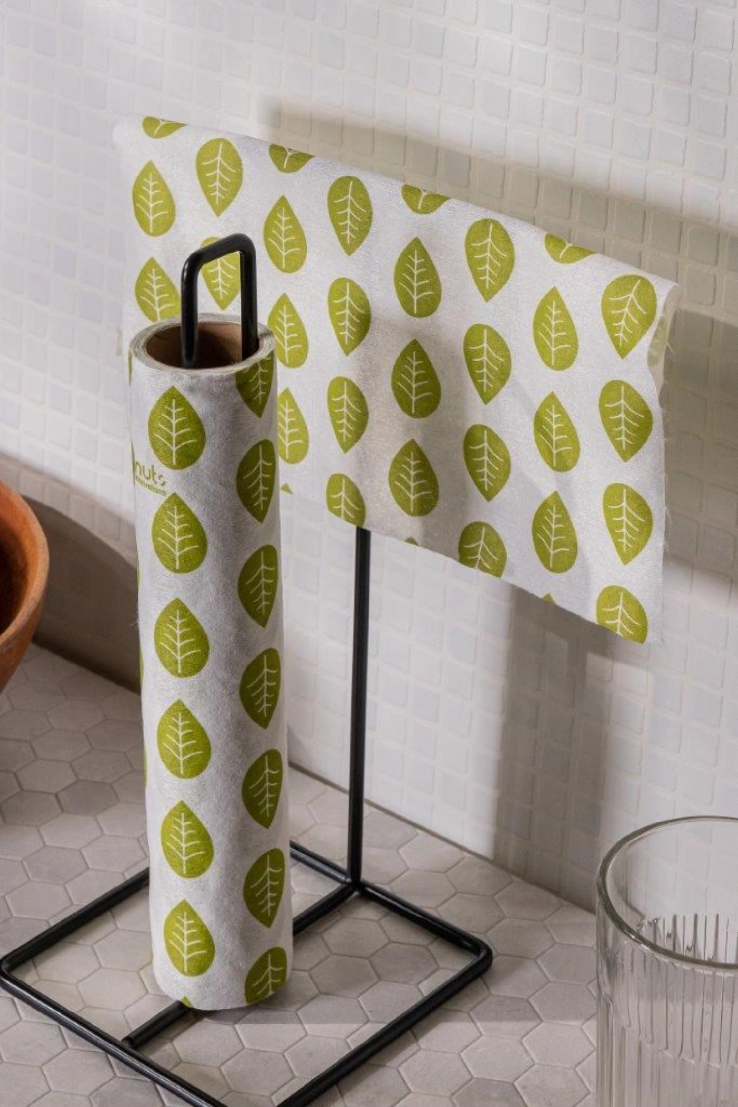 Papierrollenhalter schwarz