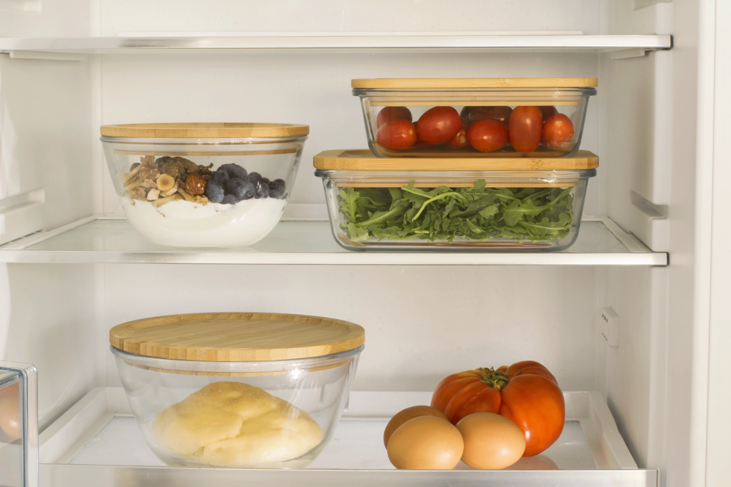 Pot de conservation couvercle bambou