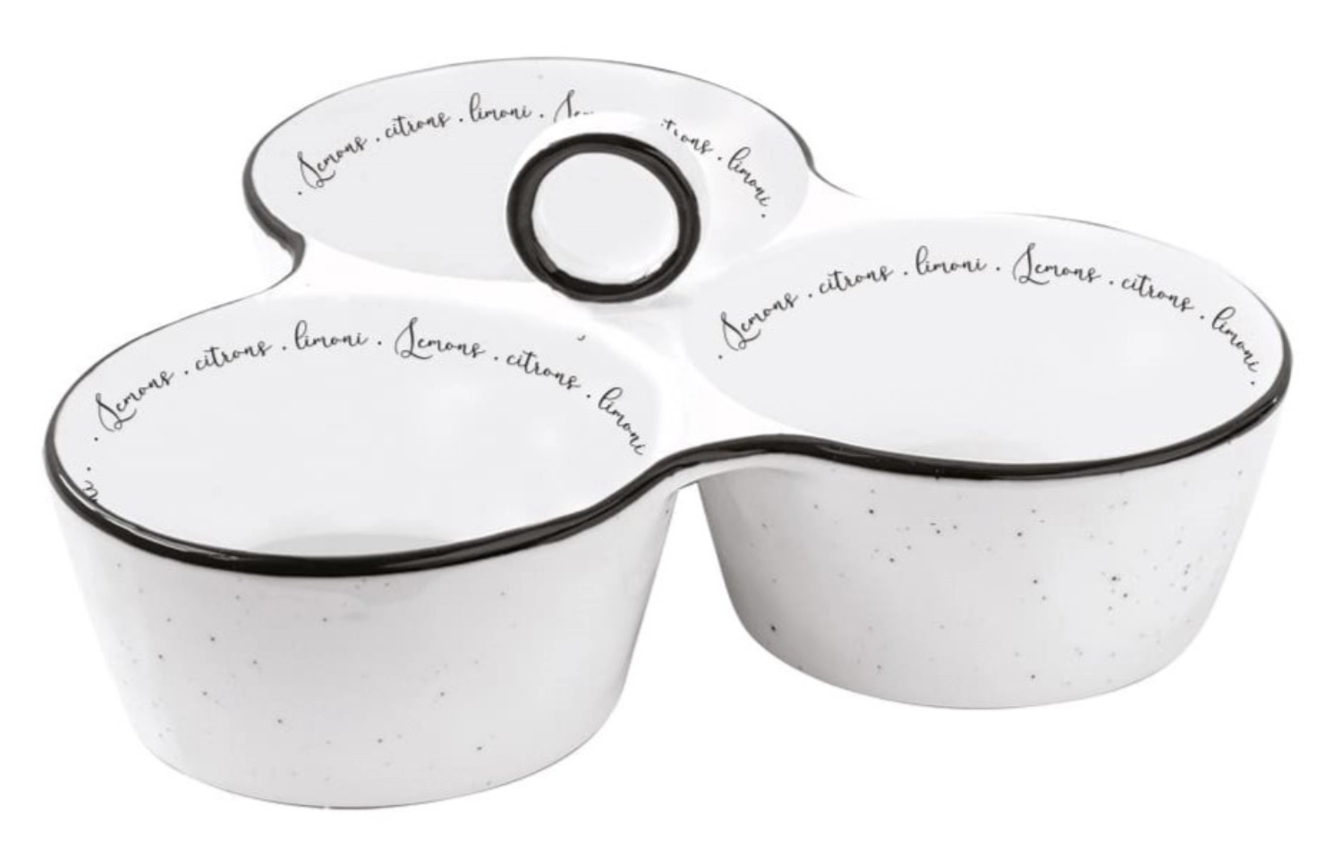 Amalfi Appetizer Set mit 3 Schalen in GB, 20.5x17cm