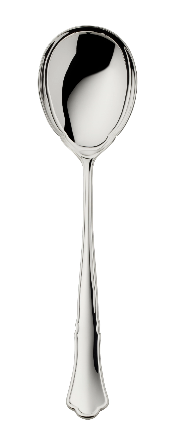 Alt-Chippendale 925 Kompott-/Salatlöffel