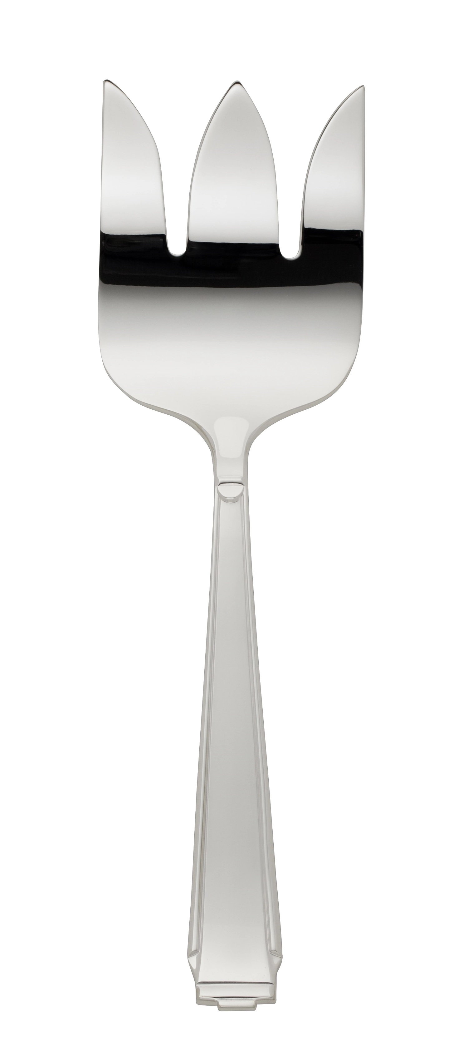 Art Deco 925 Fischvorlegegabel 21.6x6.1cm