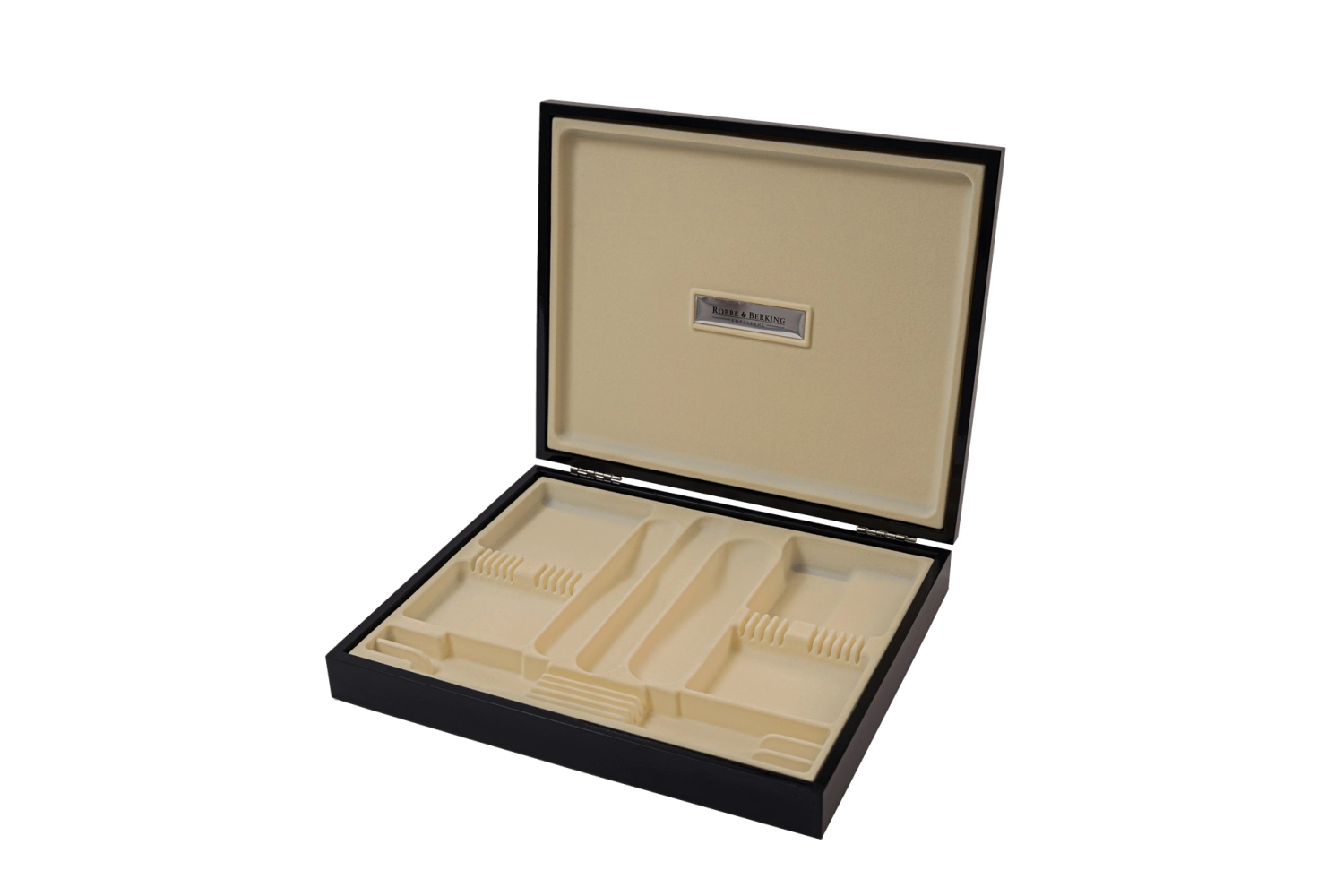 Holzkassette F. 24/30tlg Stahlb