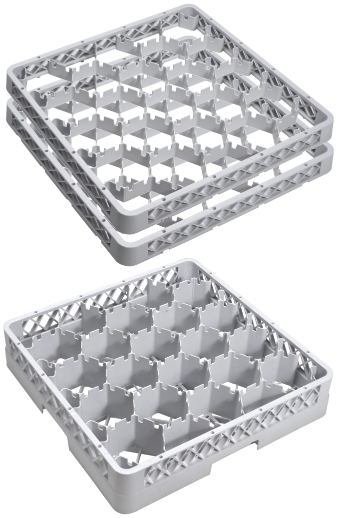 Gläser Spülkorb 20 Fächer 2 Aufsatz
