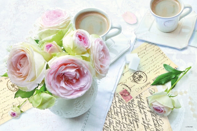 Romantic Break Plateau a. poignées 40x27cm