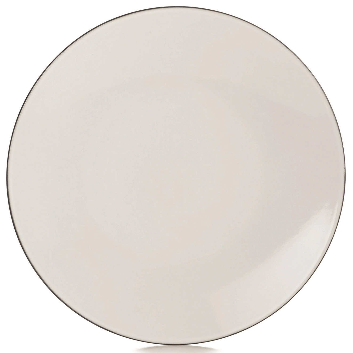 Equinoxe assiette plate, ø 28, h : 3.3 cm, blanc