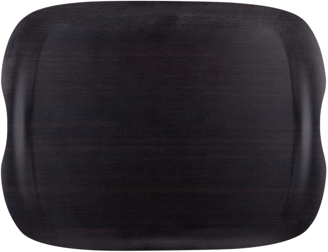 Plateau Earth Wave Dark Wood 43x23cm