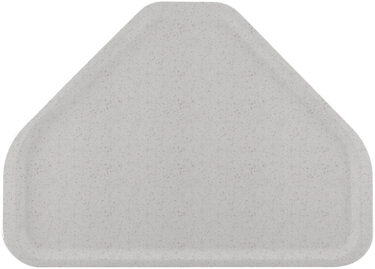 Plateau Trapèze Design Gris 48x34cm