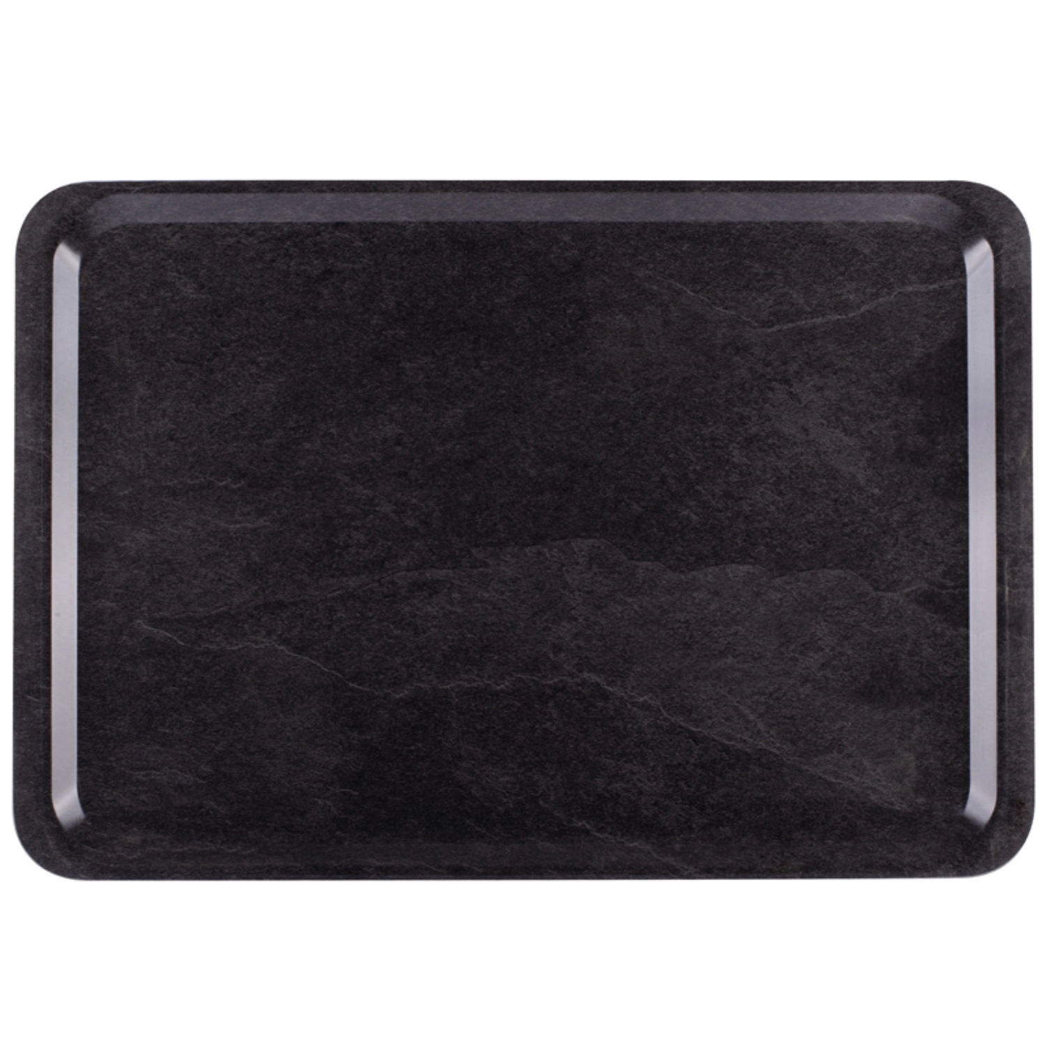 Plateau Euronorm Dark Marble antidérapant 53x37cm