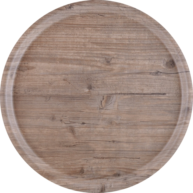 Plateau Puro rond Vintage 36cm antidérapant