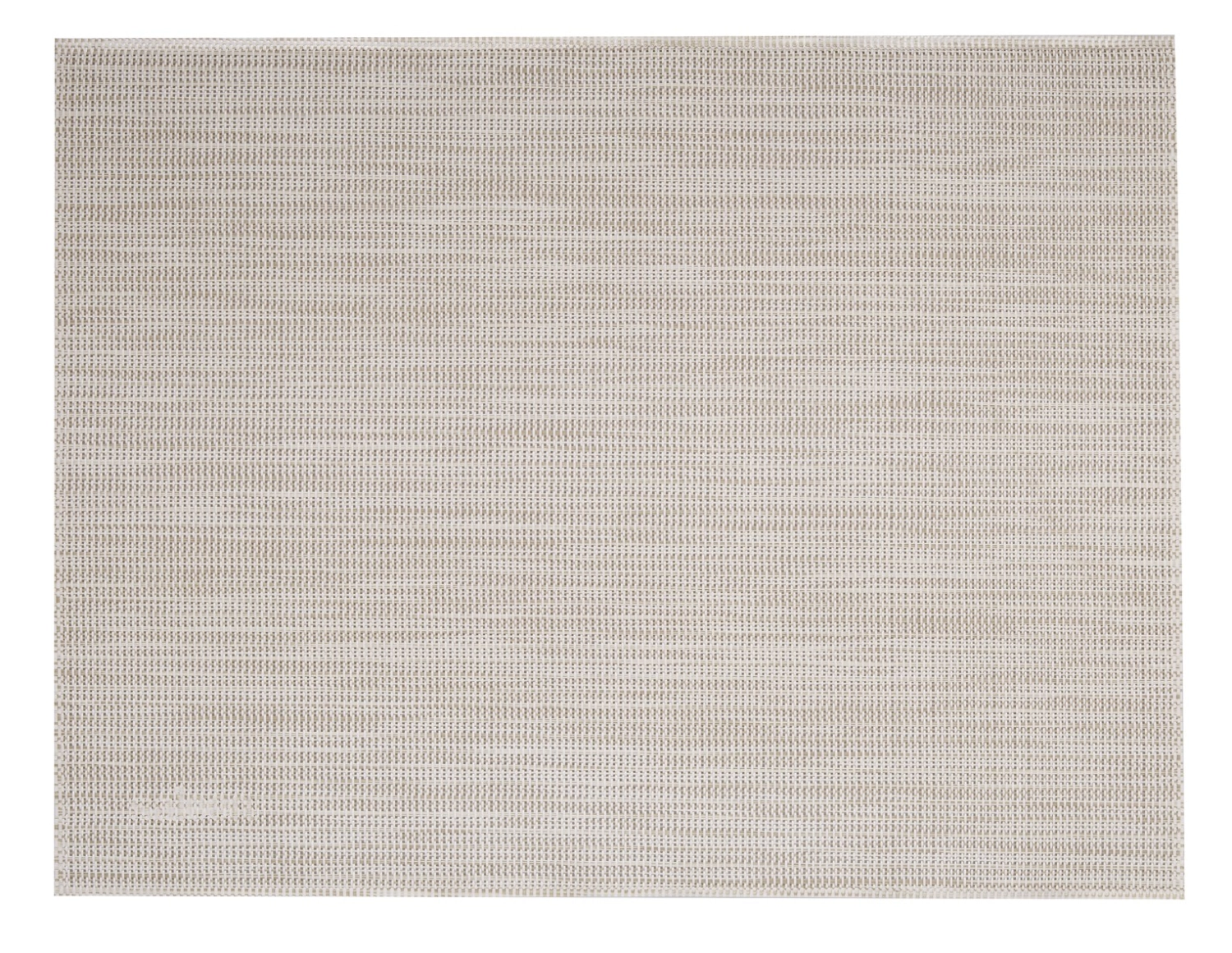 Set de table uni, carré, beige, blanc, 32x42cm