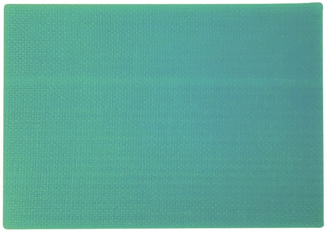 Pp-set de table coolorista, carré, turquoise, 45x32.5cm