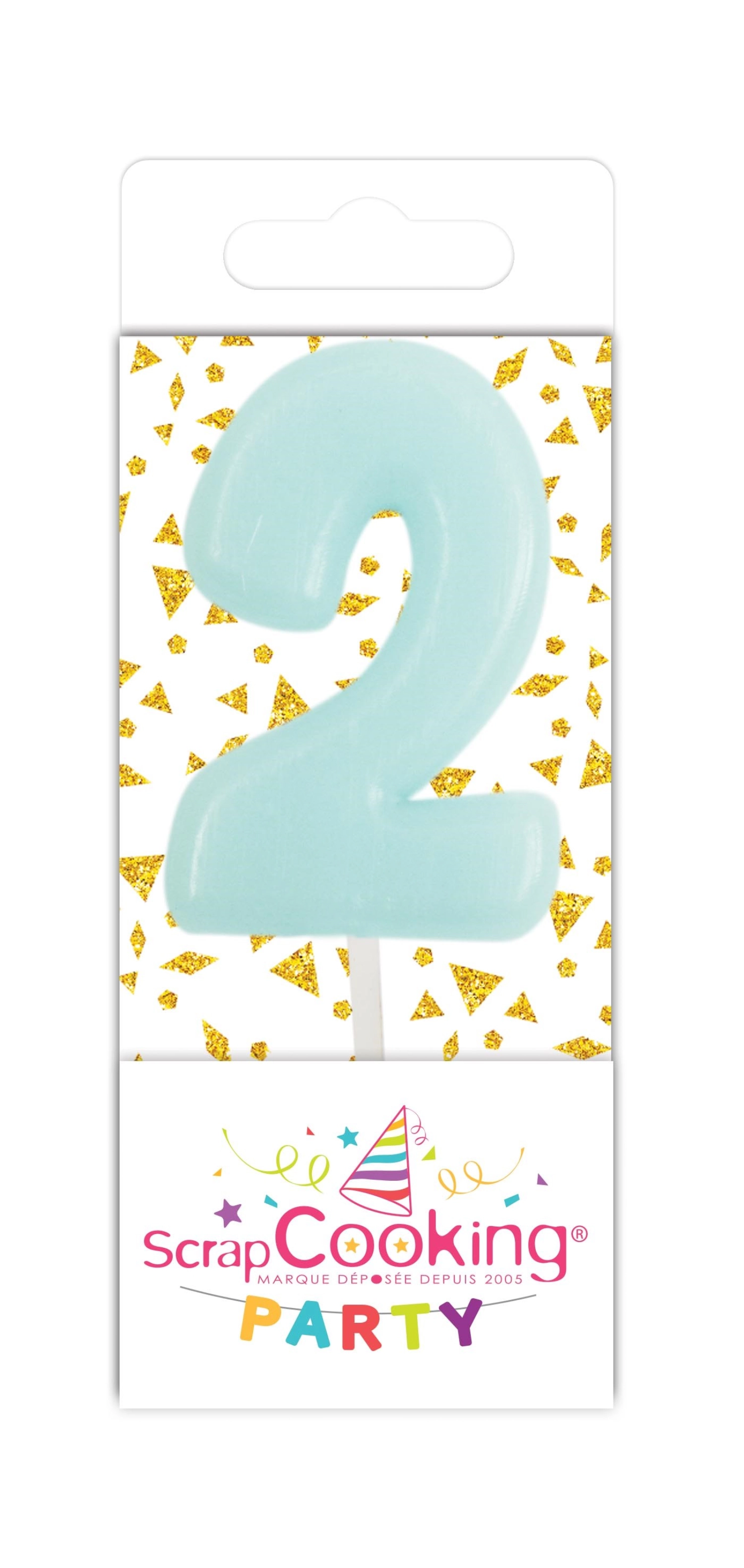 15 pcs. mini bougie numéro 2