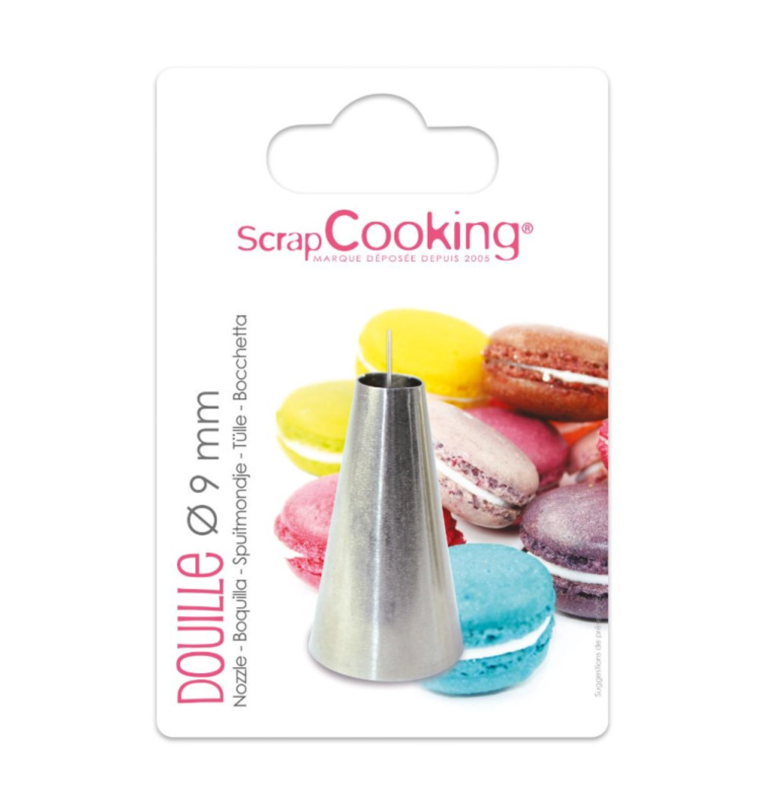 Douille à macarons en inox