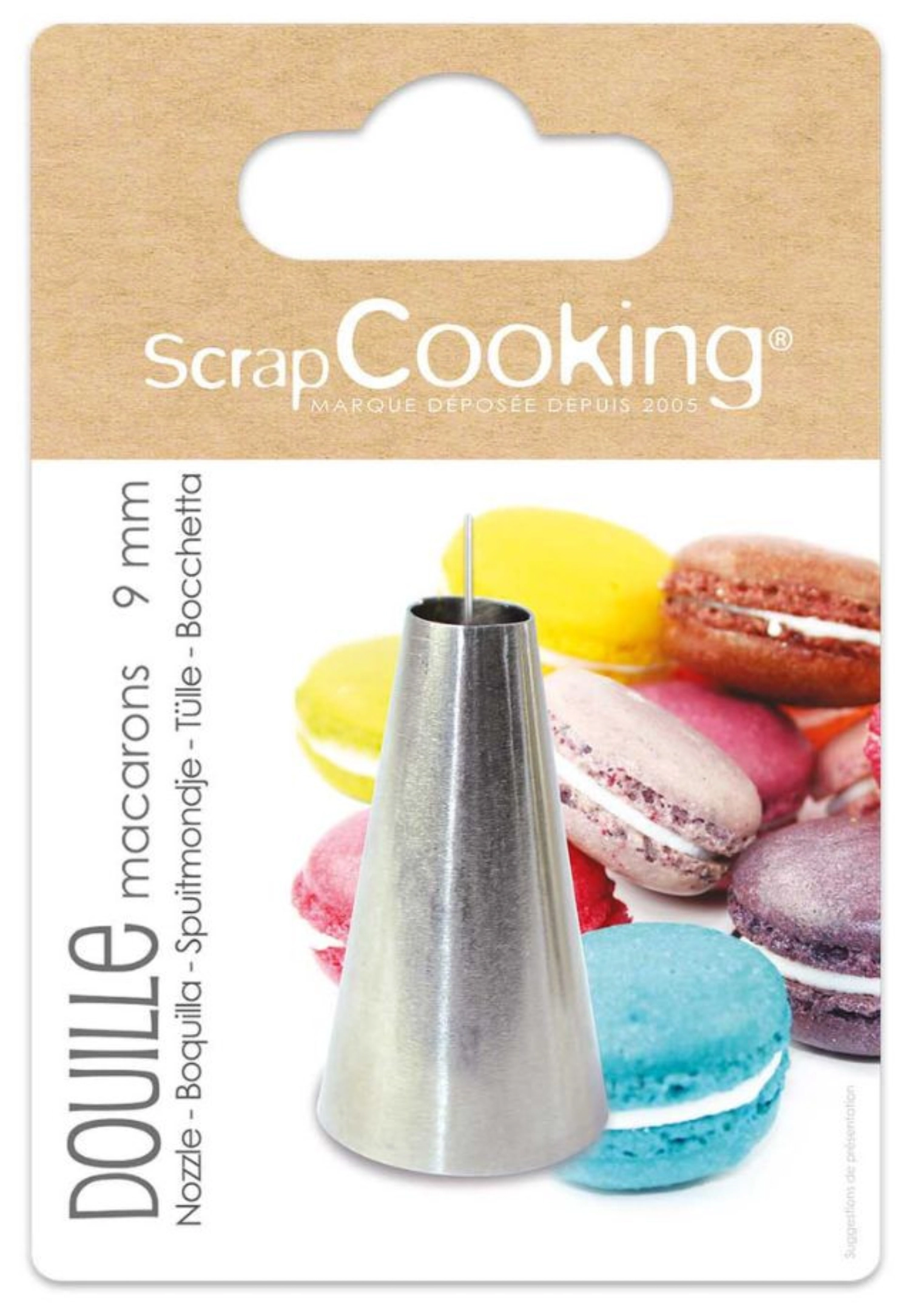 Douille à macarons en inox