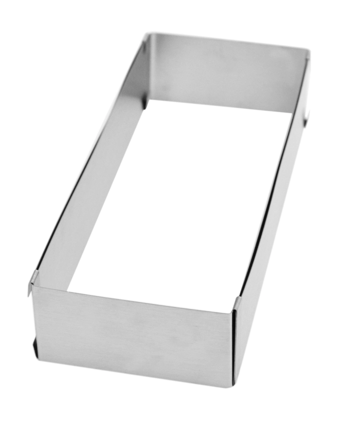 Moule à pâtisserie en inox rectangulaire réglable 25-48cm
