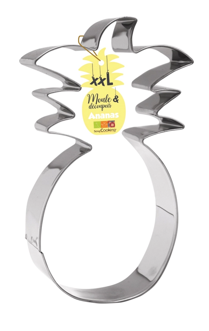 Moule-découpoir inox xxl ananas